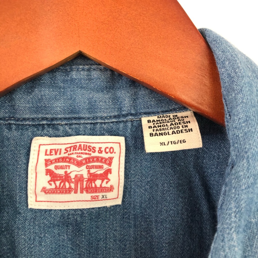 Levi's Western Pearl Snap short sleeve denim shirt - Picture 12 of 12